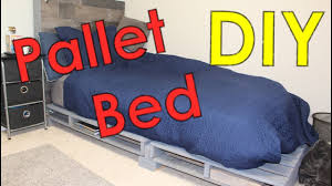 pallet bed frame easy diy pallet