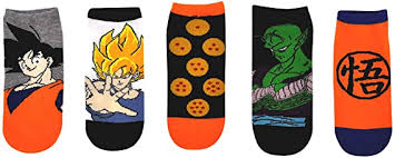 29 list list price $60.05 $ 60. Amazon Com Dragon Ball Z Socks Gifts 5 Pair 1 Size Dragon Ball Z Merchandise Anime Goku Piccolo Low Cut Socks Women Men S Clothing Shoes Jewelry
