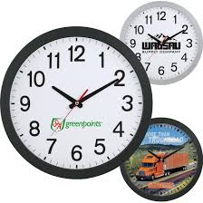 Full Color Slim Custom Wall Clocks 12