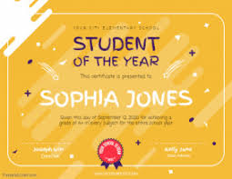 Free Printable Certificate For Students Postermywall