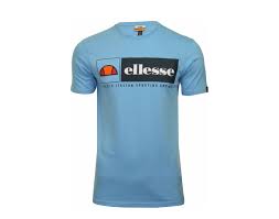 Details About Ellesse Riviera Light Blue Navy Mens T Shirt Sha06637 480