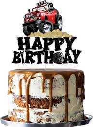Cake Jeep Theme gambar png