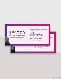 free gift card template in