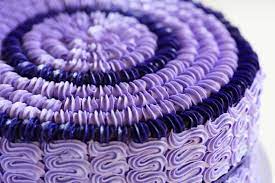 Easy Purple Cake Design gambar png