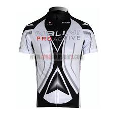 2010 Team Nalini Pro Active Road Bike Wear Riding Jersey Top Shirt Maillot Cycliste White Black