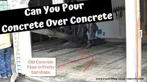 existing concrete floor