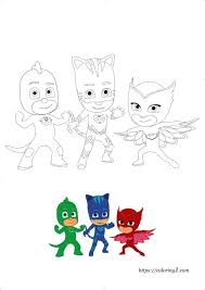 Pj masks gekko owlette catboy logo. Pj Masks Coloring Pages 34 Free Printable Coloring Sheets For Kids 2021