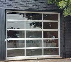 Clear Glass Garage Door