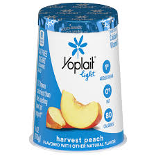 yoplait light yogurt harvest peach