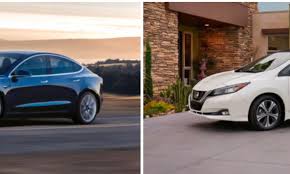 Tesla Model 3 Vs 2018 Nissan Leaf A Side By Side Comparison