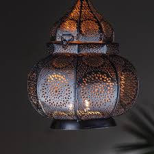 Vintage Indian Iron Tea Light Lantern