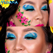 moana makeup tutorial with face paint