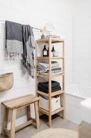 If you're short on floor space, hang the baskets vertically above the toilet or sink and nestle a few rolled towels or hand towels inside. 25 Smart Bathroom Towel Storage Ideas Digsdigs