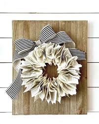 Wood Slat Wall Decor With Attached Book