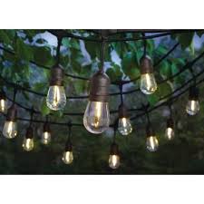 Edison String Lights Outdoor Lighting The Home Depot
