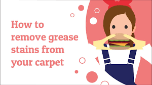 remove grease stains from your carpet