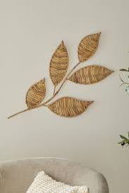 Buy Woven Leaf Botanical Wall Art From