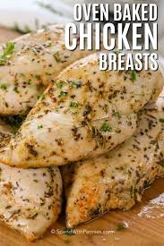 Lastly, tuck the wings under the chicken and tie the legs with some kitchen twine. Oven Baked Chicken Breasts Ready In 30 Mins Spend With Pennies