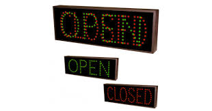 Outdoor Lighted Open Sign 5877 Drive
