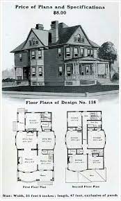 1903 Floor Plan House Plans With