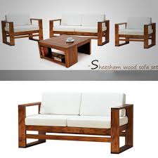 home craft sheesham wood sofa set