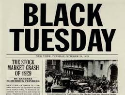 The years preceding the stock market crash of 1929 were filled with irrational exuberance. Blacktuesday October 29 Coach4aday