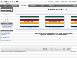 hbc hudson s bay company gift card