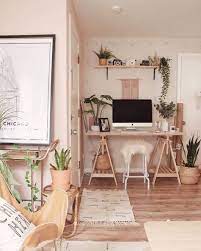 The most important space is where you work. 45 Floppy But Refined Boho Chic Home Offices Digsdigs