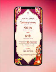 hindu wedding invitation card wedding