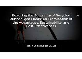 why recycled rubber gym floor is po