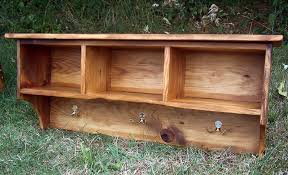Buy Hand Crafted Coat Rack Cubby Shelf