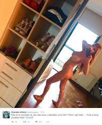 La foto de Graciela Alfano, completamente desnuda, a los 64 
