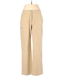 Details About L L Bean Women Brown Cargo Pants 12 Tall