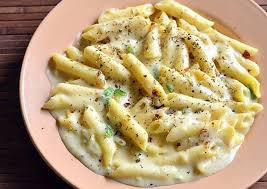 white sauce cheesy pasta recipe by