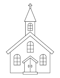 Christian cross and church coloring pages. Pin On Vanoce