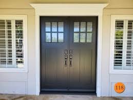 Double Entry Doors Fiberglass Double