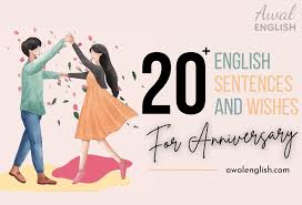 20 english sentences and wishes for