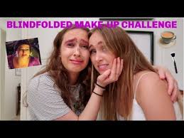 blindfolded makeup challenge you