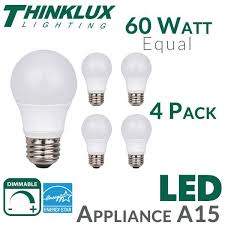 A15 Appliance Led Light Bulb 60 Watt Equal Earthled Com