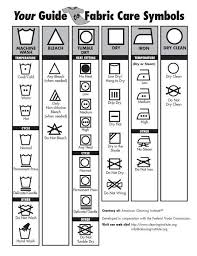 Guide To Upholstery Fabric Laundry Care Symbols Laundry