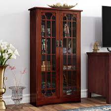 dvd storage cabinets wood ideas on foter