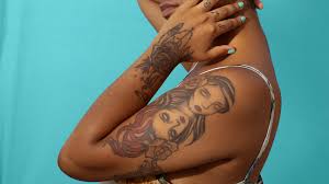color tattoos on brown skin tips care