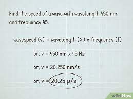 How To Calculate Wavelength 11 Steps
