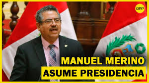 Vicepresidencia del estado plurinacional de bolivia. Asi Manuel Merino Asumio La Presidencia De La Peru Youtube