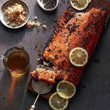 Grill Smoked Salmon Recipe gambar png