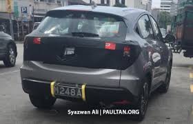 The vehicle has 1.5 litre benzine engine. Honda Hr V 2018 Facelift Spy Shots In Malaysia