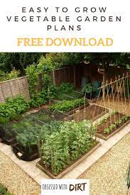 Free Vegetable Garden Layout Plans And