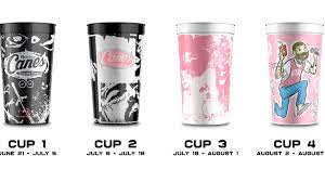 raising cane s post malone themed cups