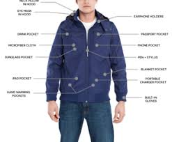 Details About New Baubax Mens Blue Bomber Jacket Choice Of Size