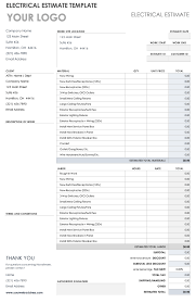 Free Construction Estimate Templates